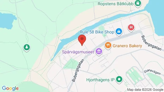 Lägenheter att hyra i Gärdet/Djurgården - kort over placeringen