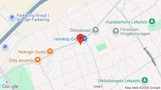 Lägenheter att hyra i Söderort - kort over placeringen