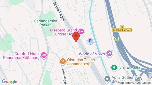 Lägenheter att hyra i Johanneberg - kort over placeringen