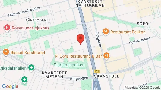 Lägenheter att hyra i Södermalm - kort over placeringen