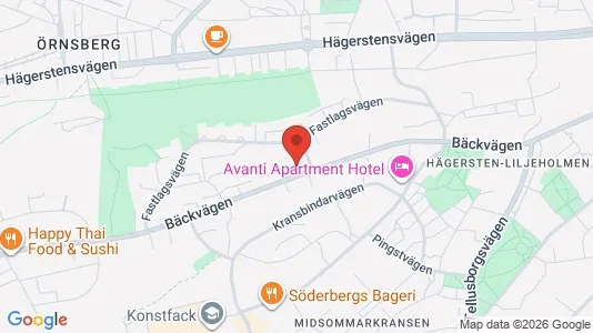 Lägenheter att hyra i Söderort - kort over placeringen