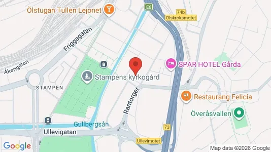 Lägenheter att hyra i Örgryte-Härlanda - kort over placeringen