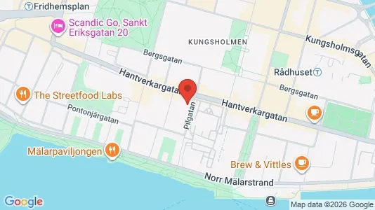Lägenheter att hyra i Kungsholmen - kort over placeringen
