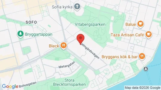 Lägenheter att hyra i Södermalm - kort over placeringen