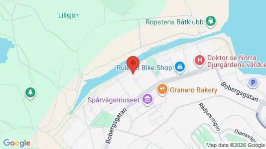 Lägenheter att hyra i Gärdet/Djurgården - kort over placeringen