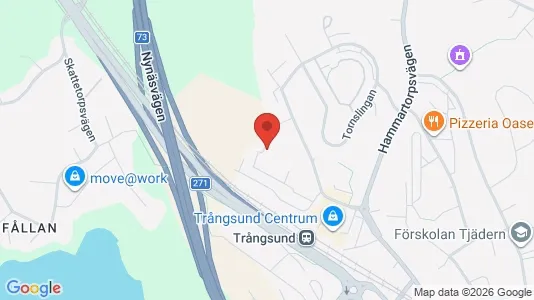 Lägenheter att hyra i Huddinge - kort over placeringen