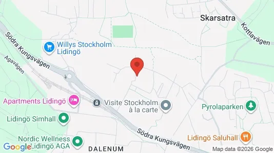 Lägenheter att hyra i Lidingö - kort over placeringen