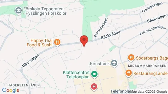 Lägenheter att hyra i Söderort - kort over placeringen