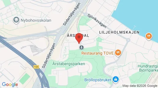 Lägenheter att hyra i Södermalm - kort over placeringen