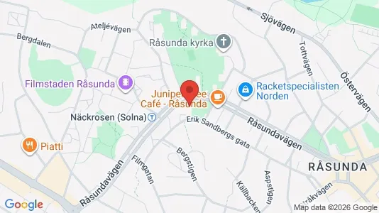 Lägenheter att hyra i Solna - kort over placeringen