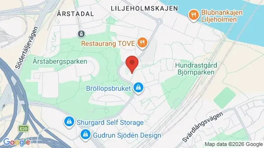Lägenheter att hyra i Södermalm - kort over placeringen