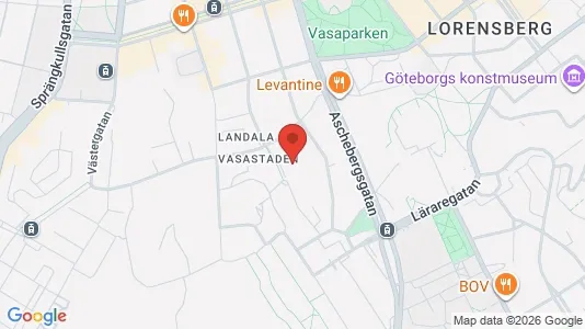 Lägenheter att hyra i Göteborg Centrum - kort over placeringen