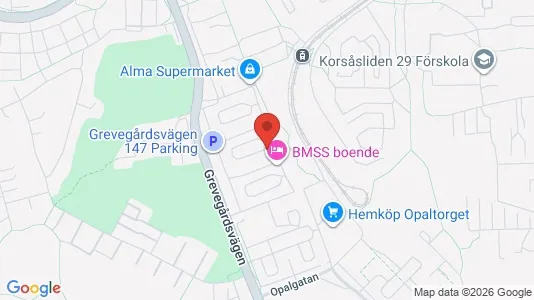Lägenheter att hyra i Askim-Frölunda-Högsbo - kort over placeringen