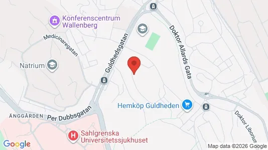 Lägenheter att hyra i Göteborg Centrum - kort over placeringen