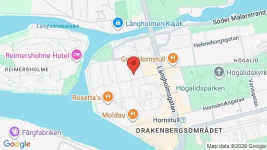 Lägenheter att hyra i Södermalm - kort over placeringen