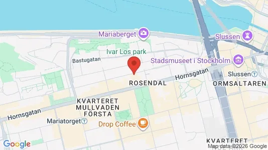 Lägenheter att hyra i Södermalm - kort over placeringen