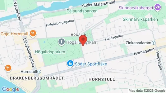 Lägenheter att hyra i Södermalm - kort over placeringen