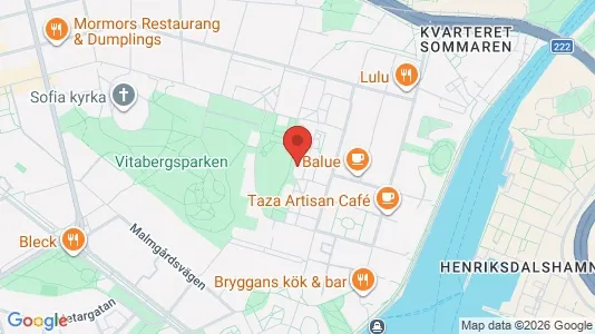 Lägenheter att hyra i Södermalm - kort over placeringen