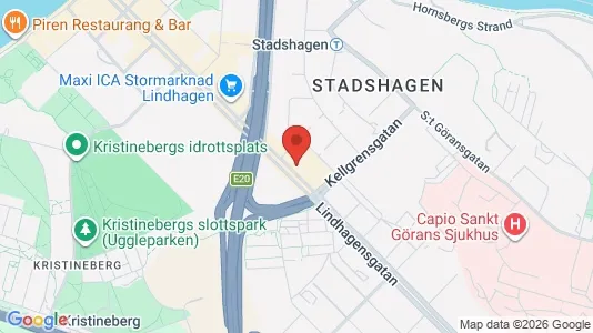 Lägenheter att hyra i Kungsholmen - kort over placeringen