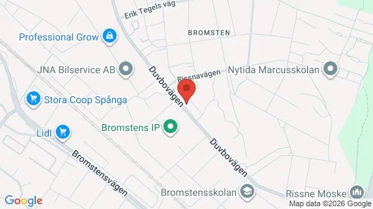 Lägenheter att hyra i Västerort - kort over placeringen