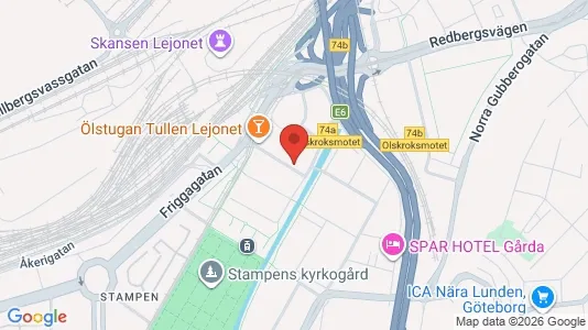 Lägenheter att hyra i Örgryte-Härlanda - kort over placeringen