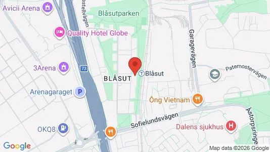 Lägenheter att hyra i Söderort - kort over placeringen