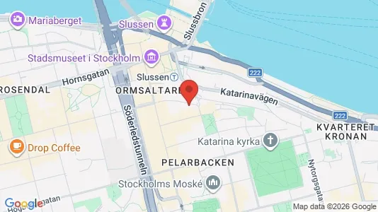 Lägenheter att hyra i Södermalm - kort over placeringen