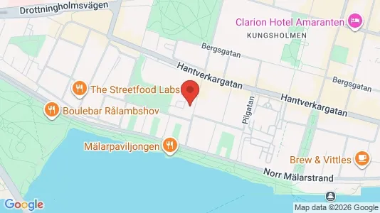 Lägenheter att hyra i Kungsholmen - kort over placeringen