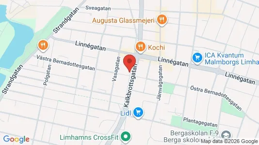 Lägenheter att hyra i Limhamn/Bunkeflo - kort over placeringen