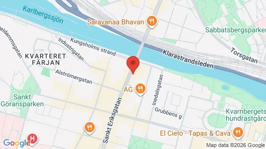 Lägenheter att hyra i Kungsholmen - kort over placeringen