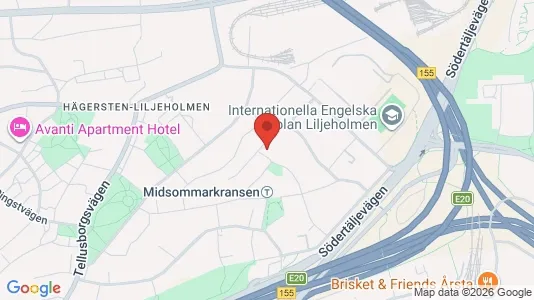 Lägenheter att hyra i Söderort - kort over placeringen