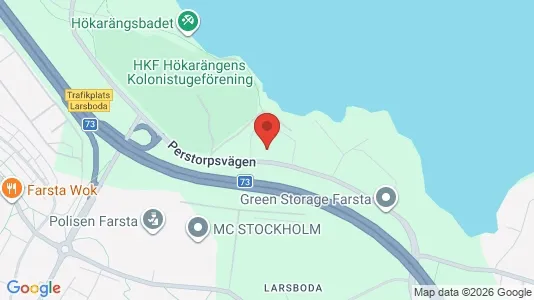 Lägenheter att hyra i Huddinge - kort over placeringen