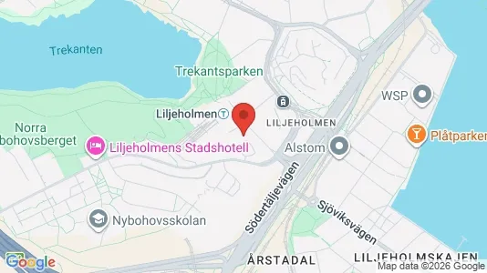 Lägenheter att hyra i Södermalm - kort over placeringen