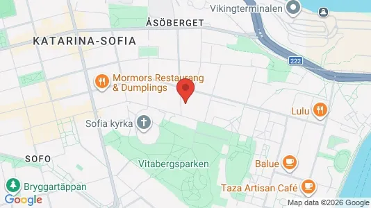 Lägenheter att hyra i Södermalm - kort over placeringen