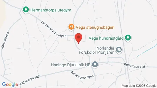 Lägenheter att hyra i Haninge - kort over placeringen