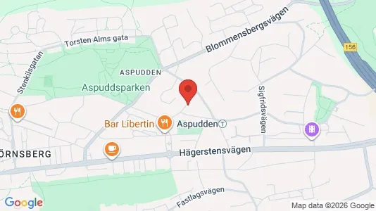 Lägenheter att hyra i Söderort - kort over placeringen