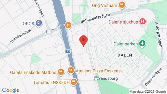 Lägenheter att hyra i Söderort - kort over placeringen