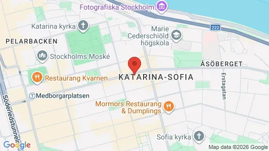 Lägenheter att hyra i Södermalm - kort over placeringen