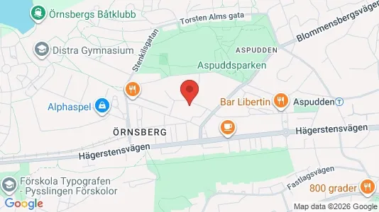 Lägenheter att hyra i Söderort - kort over placeringen