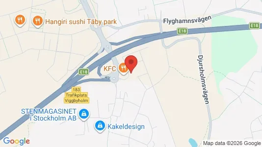 Lägenheter att hyra i Täby - kort over placeringen