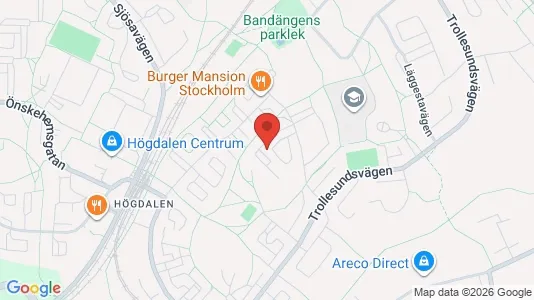Lägenheter att hyra i Söderort - kort over placeringen