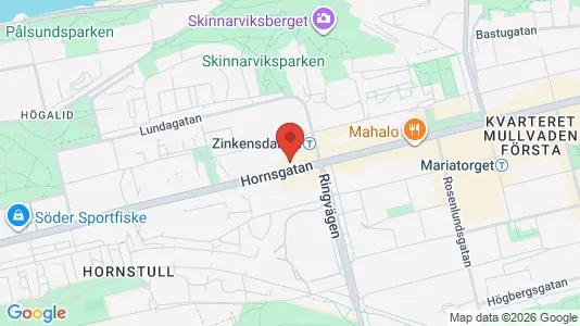 Lägenheter att hyra i Södermalm - kort over placeringen