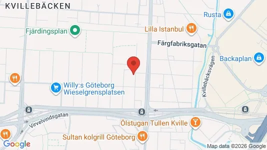 Lägenheter att hyra i Lundby - kort over placeringen