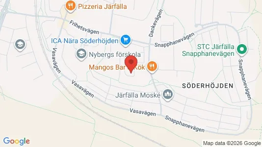 Lägenheter att hyra i Järfälla - kort over placeringen
