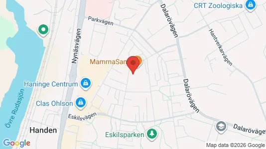 Lägenheter att hyra i Haninge - kort over placeringen