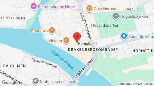 Lägenheter att hyra i Södermalm - kort over placeringen
