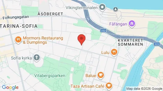 Lägenheter att hyra i Södermalm - kort over placeringen