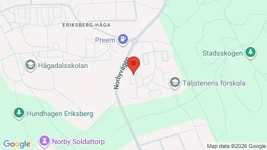 Lägenheter att hyra i Uppsala - kort over placeringen