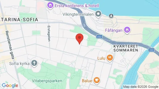 Lägenheter att hyra i Södermalm - kort over placeringen