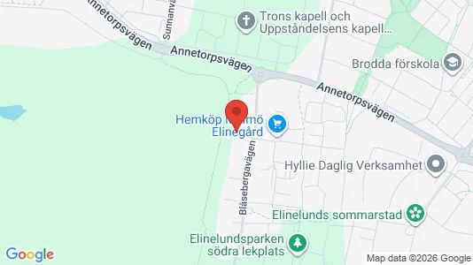 Lägenheter att hyra i Limhamn/Bunkeflo - kort over placeringen